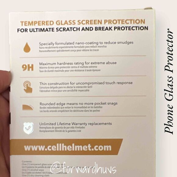 CellHelmet Tempered Glass Screen Protector for Apple 6.7” (2021) - Picture 4 of 7